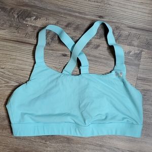 Light blue under armor bra